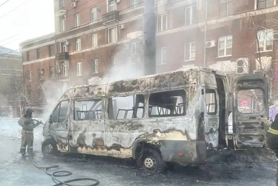 В Орске возбуждено дело после пожара в маршрутке