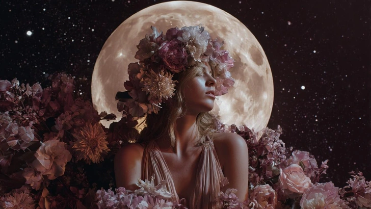 Суперлуние в Овне 7 октября | Источник: Midjourney