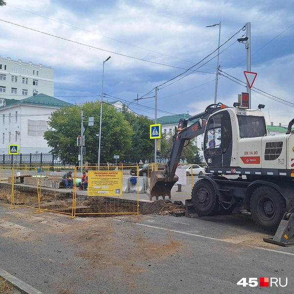 Дорога перекрыта на неделю  | Источник: Александр Лисихин / 45. RU