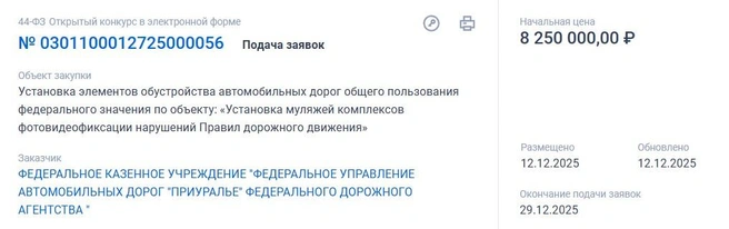 Всего поставят 50 муляжей | Источник: Госзакупки