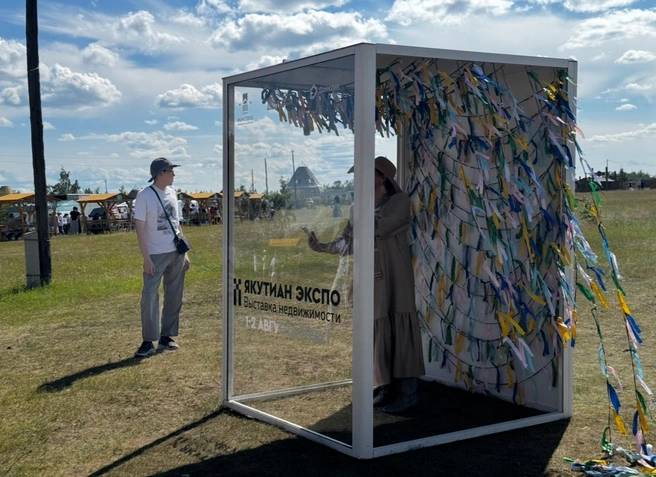 На местности поставили множество фотозон | Источник: Ольга Донская / 14.RU