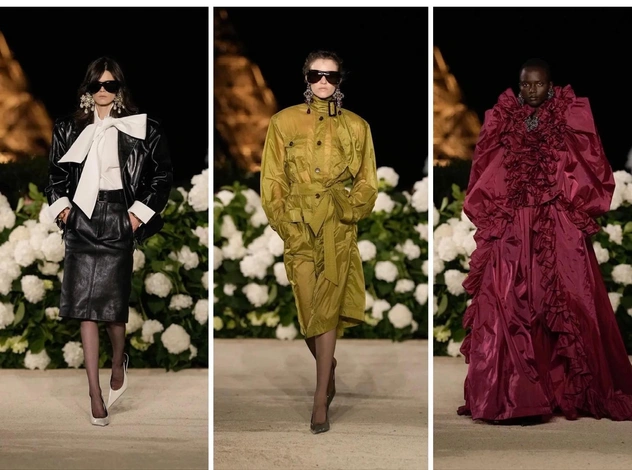 Saint Laurent, весна-лето 2026: коллекция в трех секси-актах