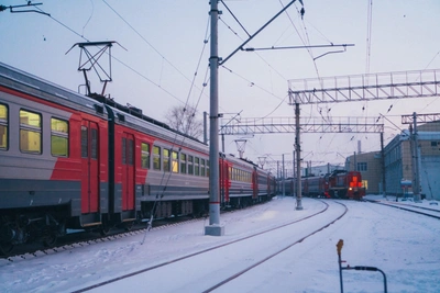 Commuter train hits woman on railway in Omsk Region