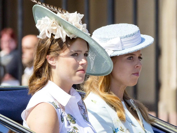 Принцессы Евгения и Беатрис на Trooping The Colour, 17 июня 2017 год | marieclaire.ru