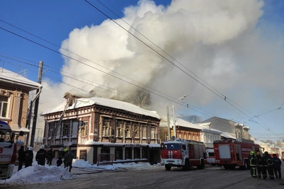 Пожар в историческом доме Нижнего: 100 литров бензина в бытовке
