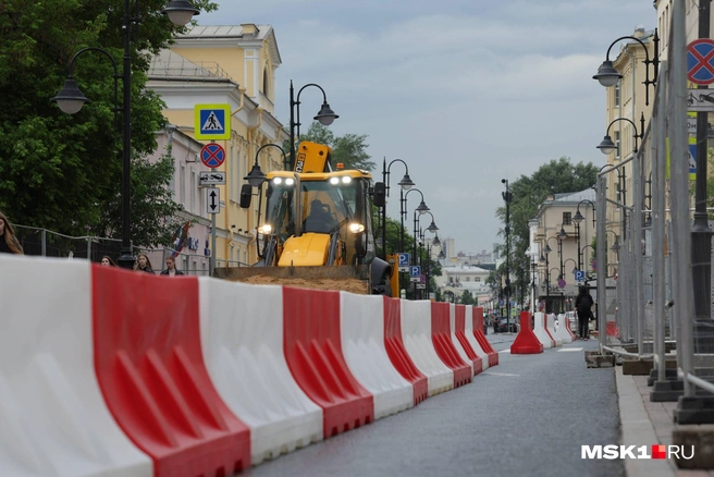 Как выглядит благоустройство на 3-й улице Ямского Поля в Москве | Источник: Дмитрий Толстошеев / MSK1.RU