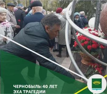40 лет Чернобыльской аварии: памятный митинг в Стерлитамаке | Источник: str.bashkortostan.ru