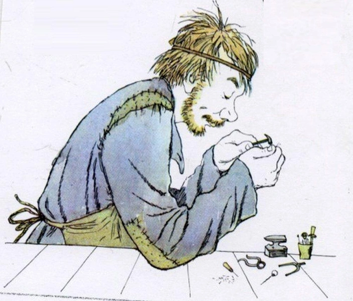 Кукрыниксы. Иллюстрация к повести Н. Лескова «Левша». 1970-е годы | Источник: соцсети