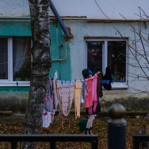 Развешивают бельё на улице, не опасаясь, что кто-то утащит | Источник: Булат Салихов / UFA1.RU