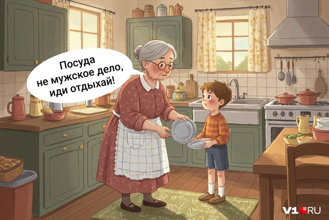 Всегда лучше не ограничивать мальчика в делах, а направить его в нужное направление | Источник: Мария Романова