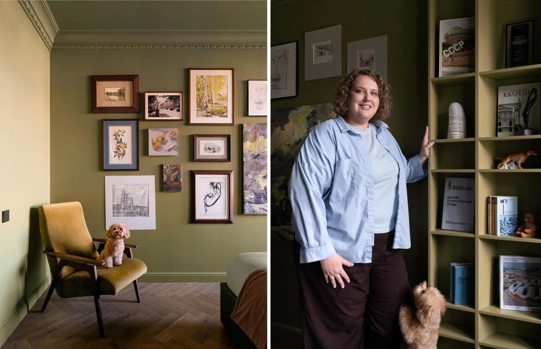 Лучший интерьер октября 2025: красочная квартира 40 м² в Санкт-Петербурге | Источник: Екатерина Литке. Стиль: Наталья Стрижакова