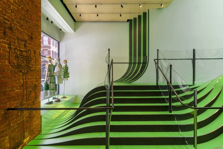 Как в гостиной: Heatherwick Studio обновила шоурум Longchamp в Нью-Йорке | Источник: Longchamp