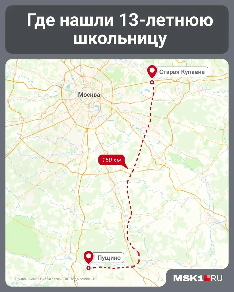13-летнюю девочку нашли в Старой Купавне | Источник: Серафима Пантыкина / Городские медиа