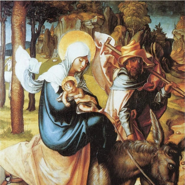 Альбрехт Дюрер. «Бегство в Египет». Ок. 1497 | Источник: Wikimedia Commons