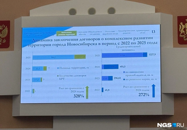Увеличение количества договоров по инициативе правообладателей связано с тем, что в 2024 году Совет депутатов принял решение, по которому жилые новостройки на собственном участке возможны только по КРТ | Источник: Елизавета Горячева / NGS.RU