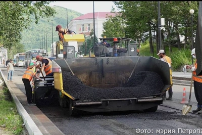 В Петропавловске ремонтируют улицу Ленинскую