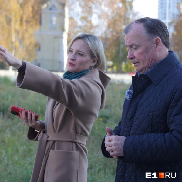 Марина Малкова спросила Алексея Орлова, видит ли он себя на посту мэра в ближайшем будущем | Источник: Владислав Лоншаков / E1.RU