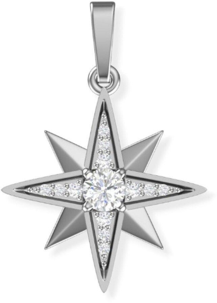 Подвеска серебро «Звезда»