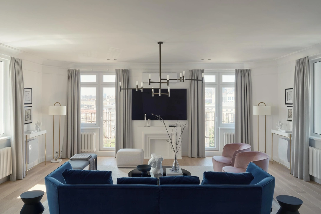 Гостиная. Диван, Frigerio. Кресла, Lema. | Источник: Дмитрий Цыренщиков Стиль: Анна Бабенко, Happy studio