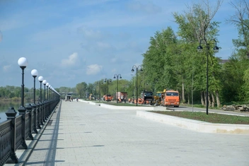 Зона в сторону автомобильного моста | Источник: Евгений Солнцев / T.me