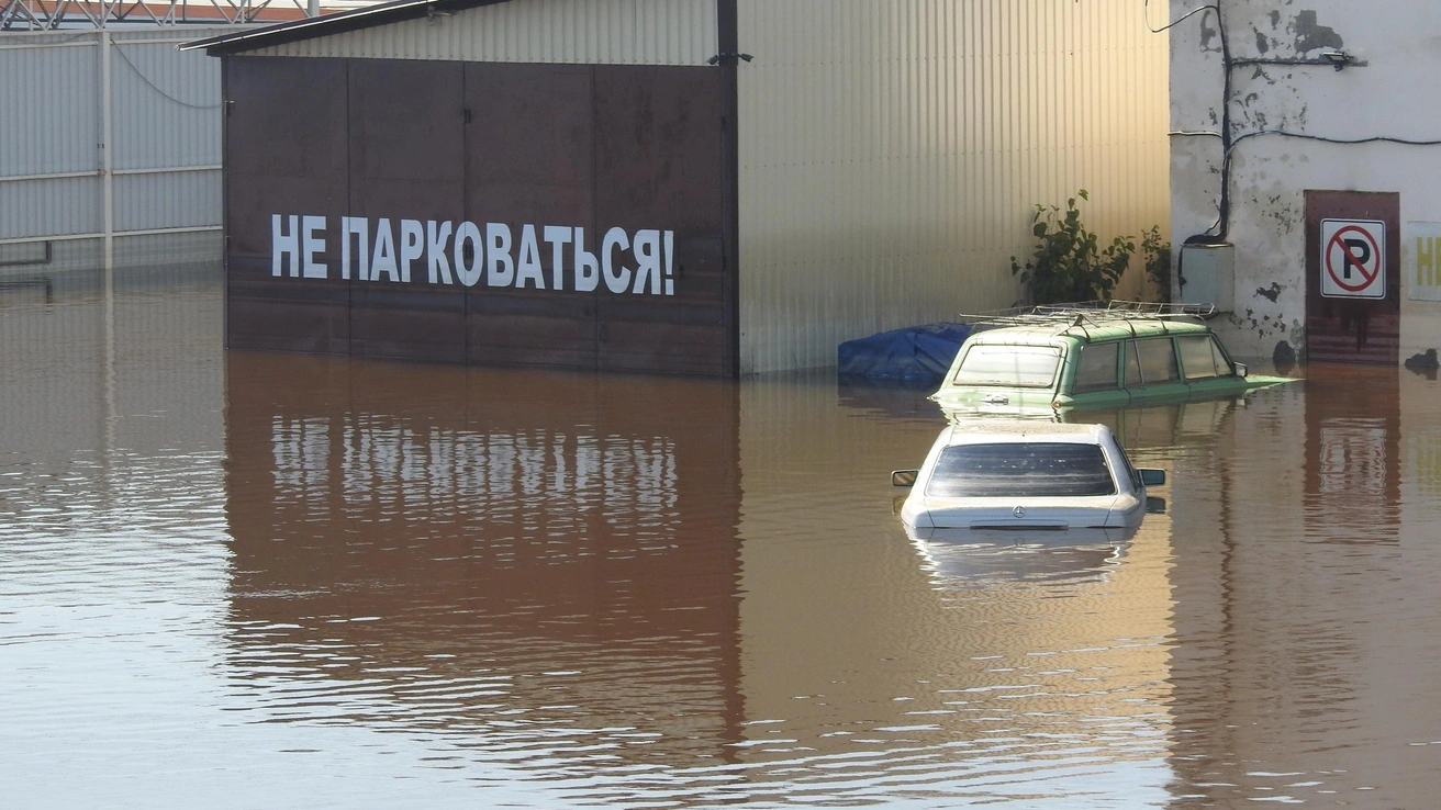 Затопленная Керчь | Источник: Керчь / Vk.com