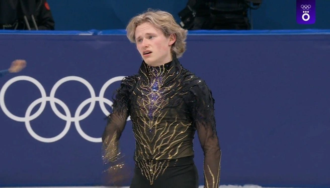 Илья Малинин после провального проката | Источник: Скриншот из трансляции Okko