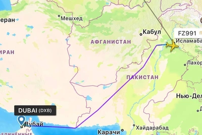 Рейс Flydubai из Дубая в Петербург сел в Пакистане