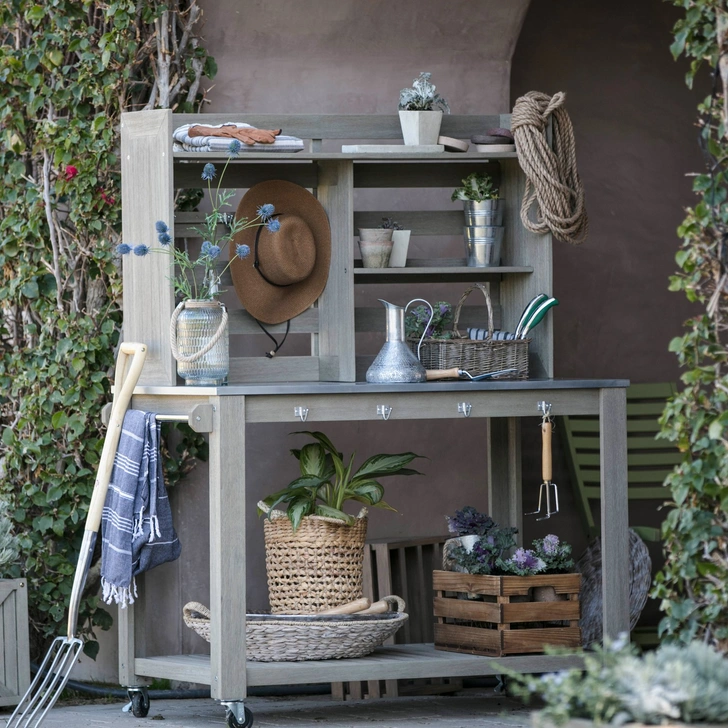 Стеллаж для садового инвентаря Belham Living Potting Bench, Belham Living, www.walmart.com