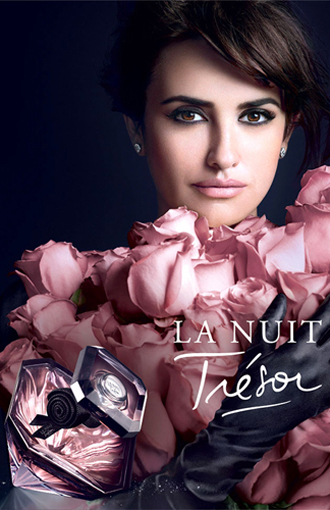 Пенелопа Крус в фильме Trésor La Nuit Caresse от Lancôme