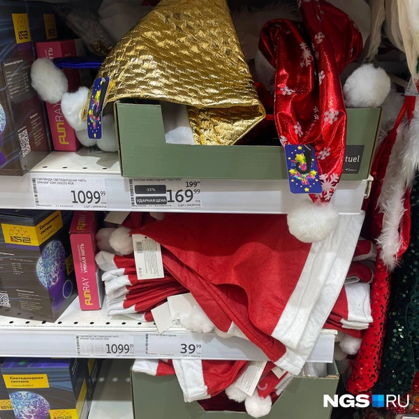 Красный колпачок можно купить всего за 39 рублей | Источник: Алёна Золотухина / NGS.RU