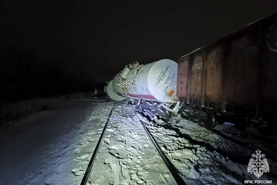 В Богородицком районе сошли с рельсов вагоны грузового поезда