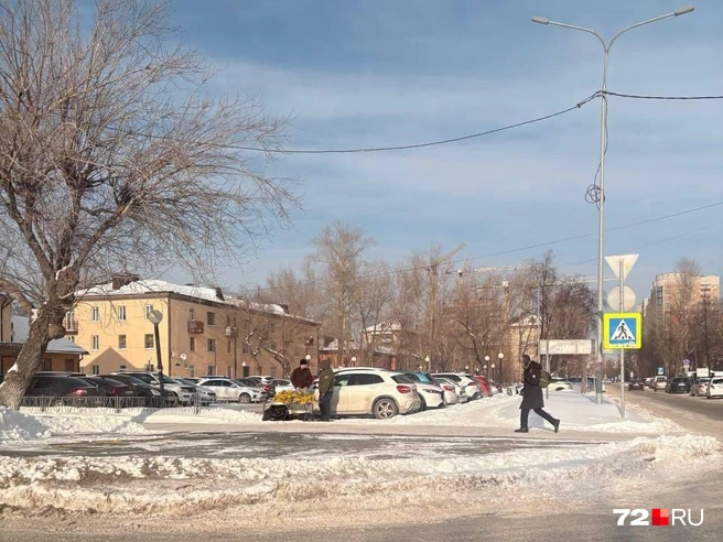 Еще одна точка работает на перекрестке улиц Республики и Минской | Источник: Мария Токмакова / 72.RU