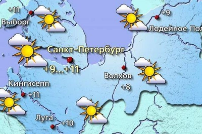 Петербург теплеет до нормы, Москву ждет снег