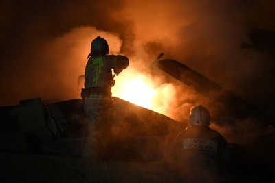 Пожар уничтожил дачу в СНТ «Шинник-1» в Воронеже