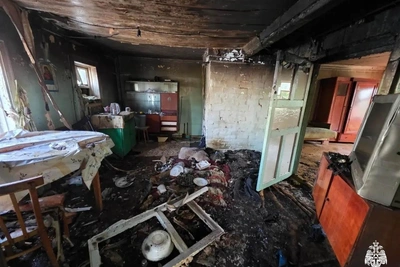 Двое пострадали при пожаре в Камызякском районе