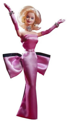 Кукла Barbie в образе Мэрилин в фильме «Джентльмены предпочитают блондинок»