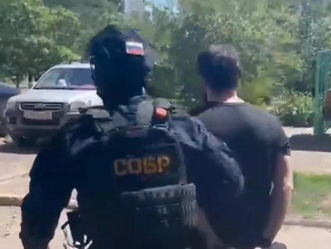 Видео задержания мужчины стало доступно. | Источник: пресс-служба УФСБ по Волгоградской области