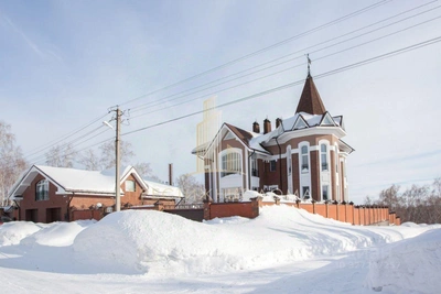 Под Новосибирском продают дом за 90 млн с банным комплексом