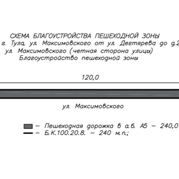 Эта пешеходная зона будет проложена до 7-й школы | Источник: zakupki.gov.ru