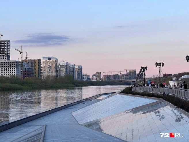 Как вам вид на набережной? | Источник: Елена Познахарёва / 72.RU
