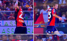 Футболист «Дженоа» Маттиа Дестро забил гол с бутылкой в руке — видео