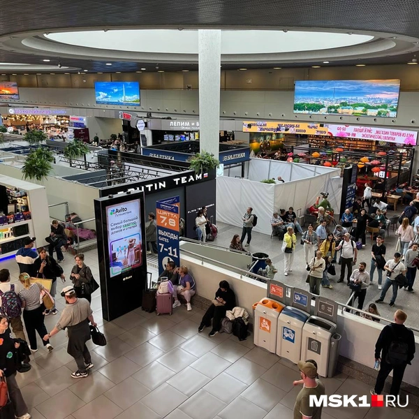 Ситуация в Пулково в Санкт-Петербурге | Источник: Виктория Чулюкина / MSK1.RU