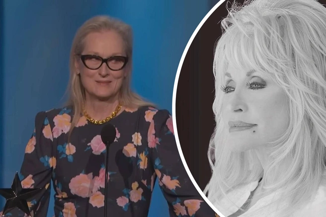 Мерил Стрип и Долли Партон | Источник: TNT, Dolly Parton (скриншоты видео с YouTube)