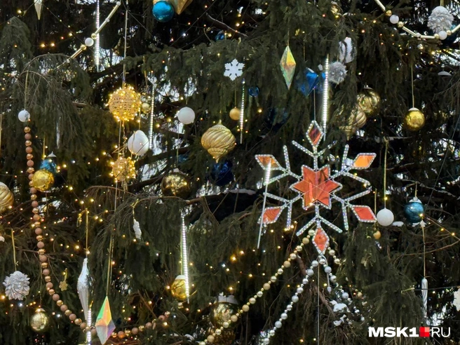 Главная новогодняя елка России — украшения | Источник: Артем Устюжанин / MSK1.RU