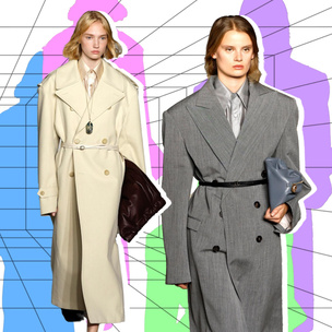 Ремень поверх пальто — простейший модный прием, который повысит градус стиля весной 2024