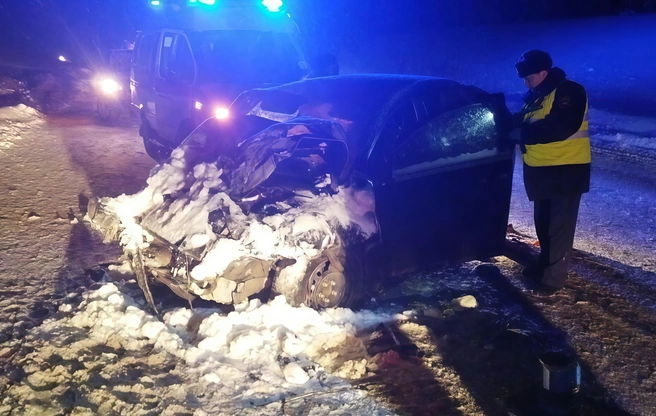 Автомобили столкнулись лоб в лоб | Источник: Прокуратура Пермского края / Telegram