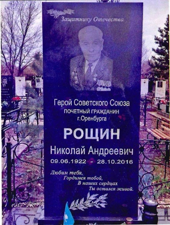 Могила Николая Рощина | Источник: Скриншот из Приказов ИГООКНОО / pravo.orb.ru