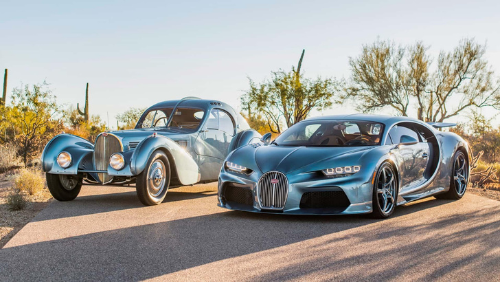 Bugatti показала дизайны Chiron, от которых отказалась