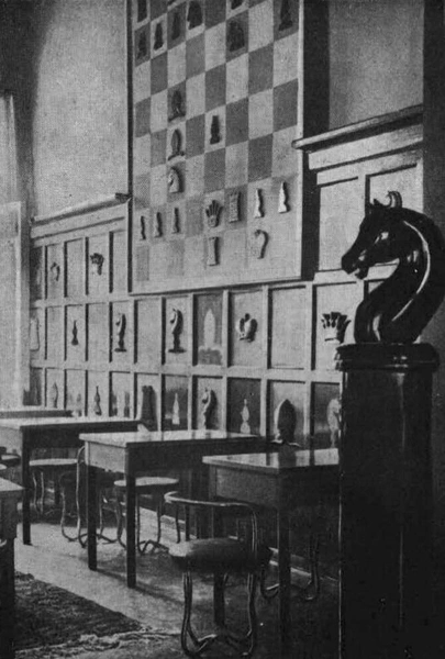 Интерьеры Дома пионеров | Источник: журнал «Архитектура СССР», 1936 год