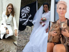Развод с пиратом, вдова Берлинской стены: самые странные браки в истории